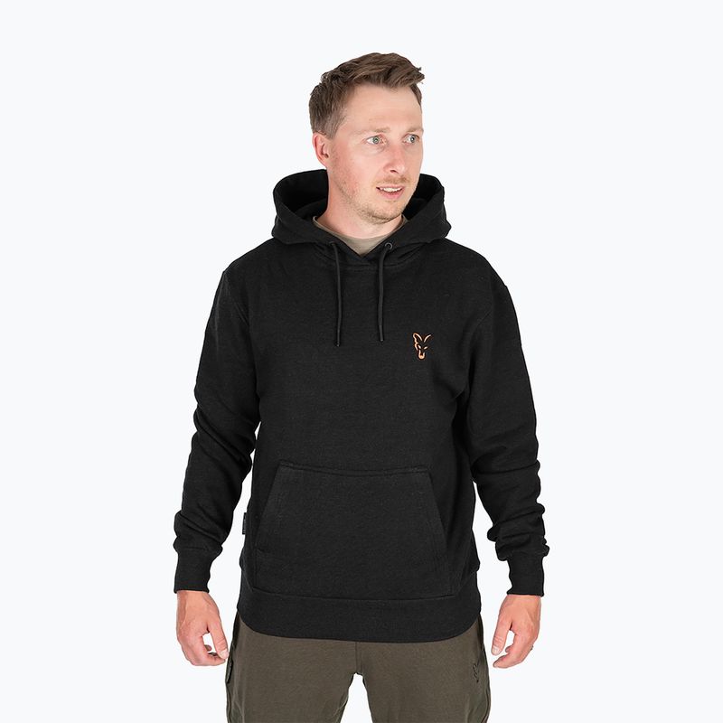 Fox International Collection Hoody μαύρο/πορτοκαλί φούτερ