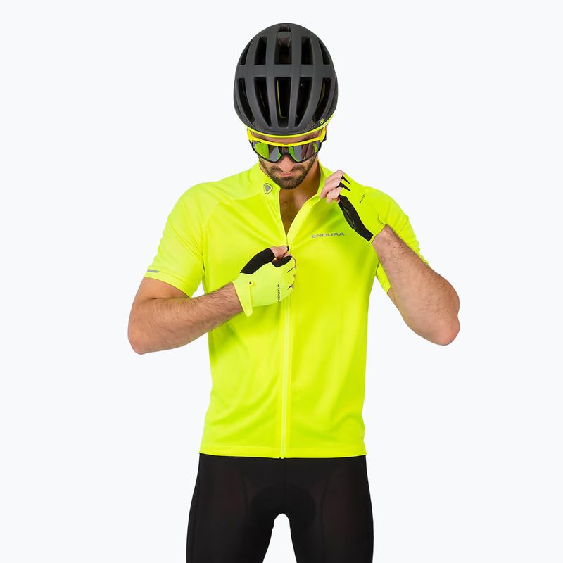 Ανδρική ποδηλατική μπλούζα Endura Xtract II hi-viz yellow