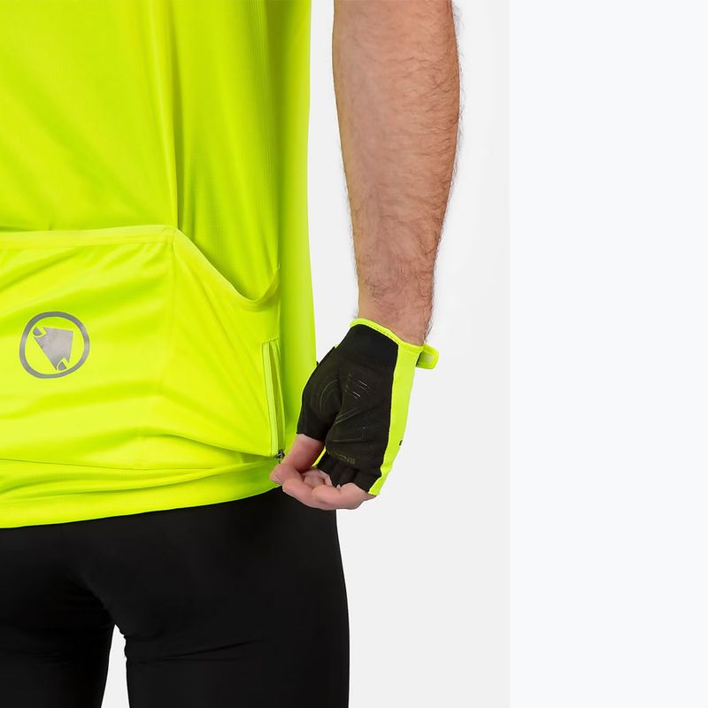 Ανδρική ποδηλατική μπλούζα Endura Xtract II hi-viz yellow 4