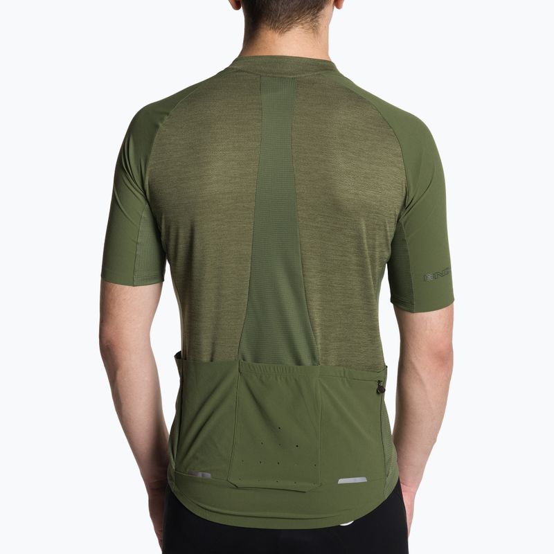 Ανδρική ποδηλατική μπλούζα Endura GV500 Reiver S/S olive green 2