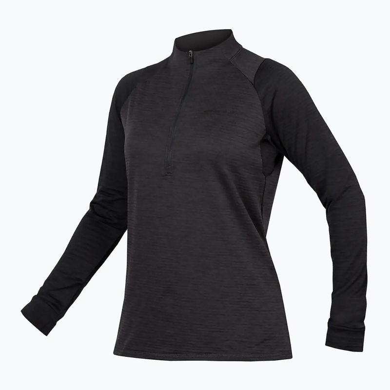 Γυναικείο μακρυμάνικο ποδηλασίας Endura Singletrack Fleece black