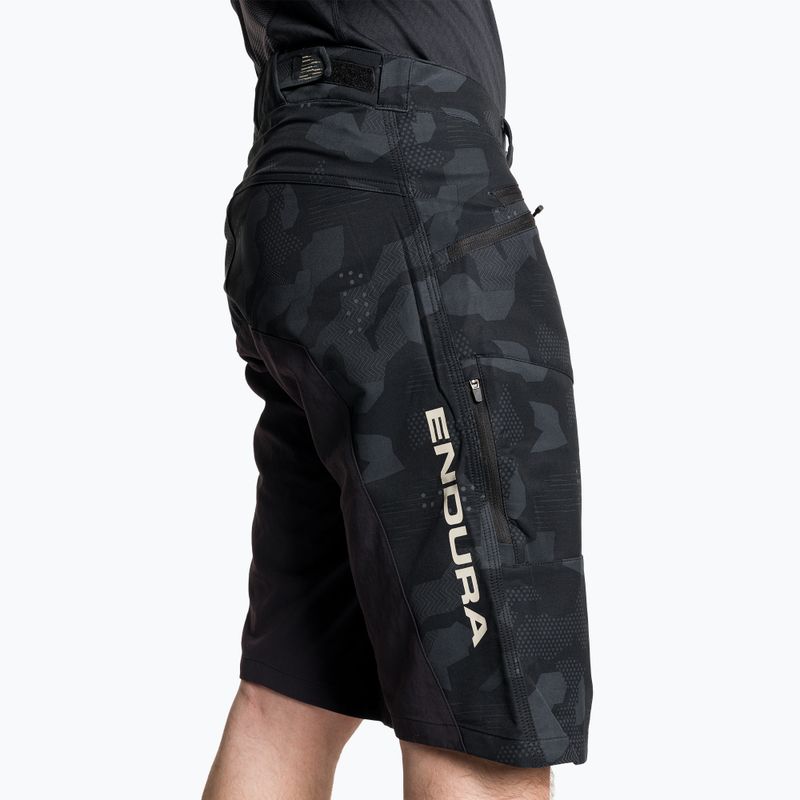 Ανδρικό ποδηλατικό σορτς Endura Singletrack II Short black camo 4