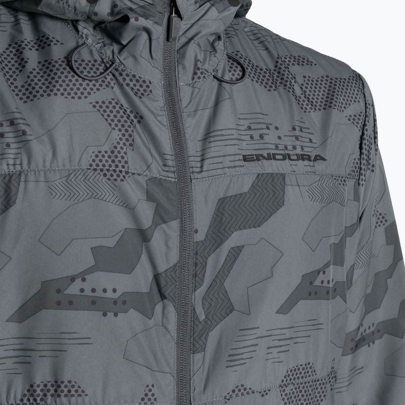 Ανδρικό ποδηλατικό μπουφάν Endura Hummvee Windshell grey camo 3