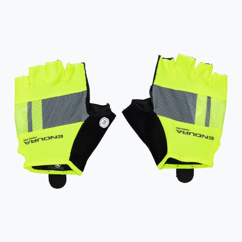 Ανδρικά γάντια ποδηλασίας Endura FS260-Pro Aerogel hi-viz yellow 3