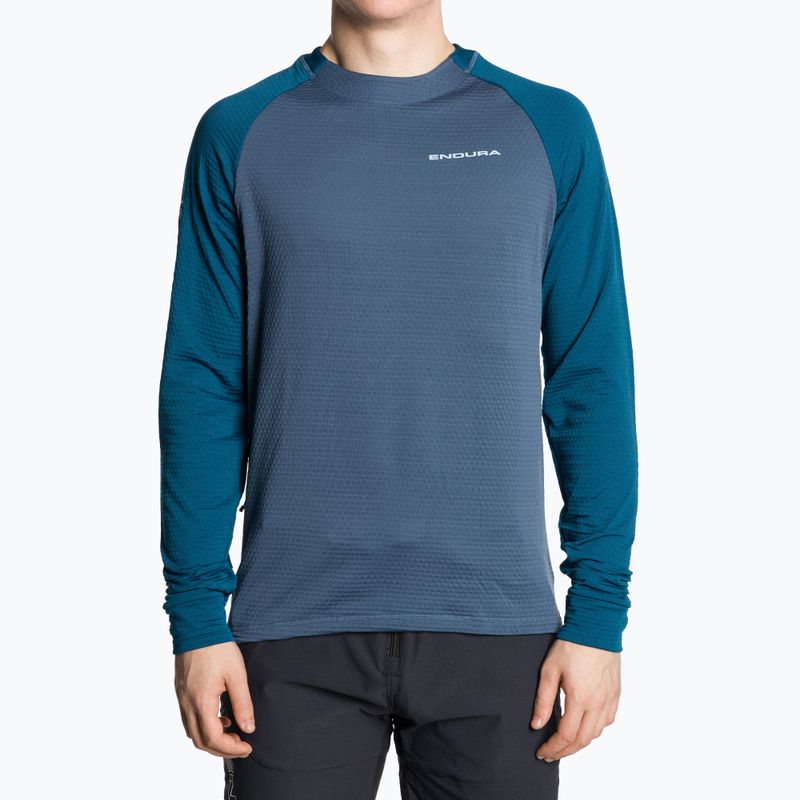 Ανδρικό μακρυμάνικο ποδηλασίας Endura Singletrack Fleece ensign blue