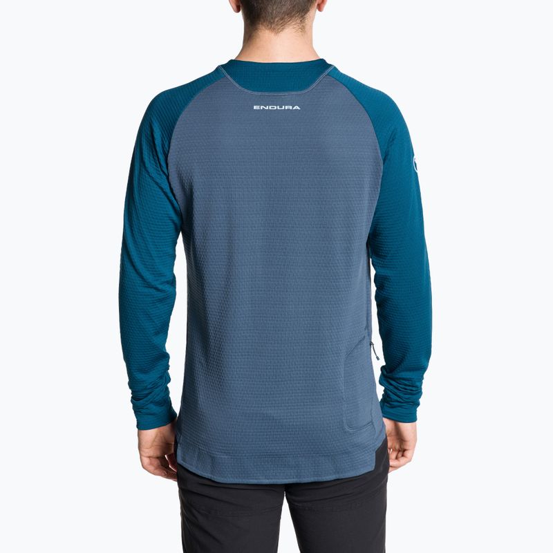 Ανδρικό μακρυμάνικο ποδηλασίας Endura Singletrack Fleece ensign blue 2