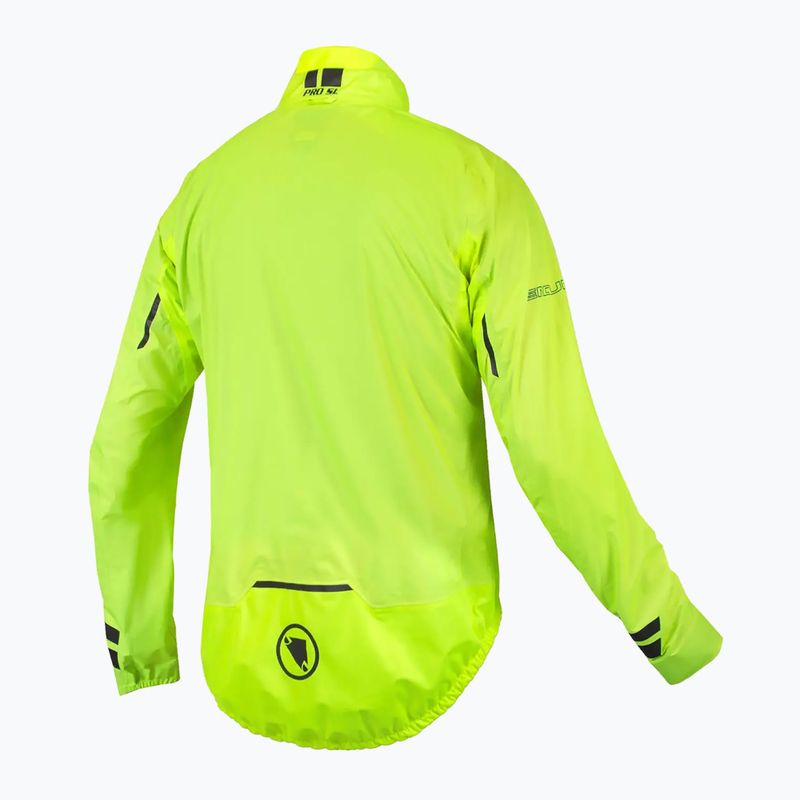 Ανδρικό ποδηλατικό μπουφάν Endura Pro SL Waterproof hi-viz yellow 8