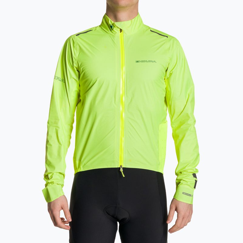 Ανδρικό ποδηλατικό μπουφάν Endura Pro SL Waterproof hi-viz yellow