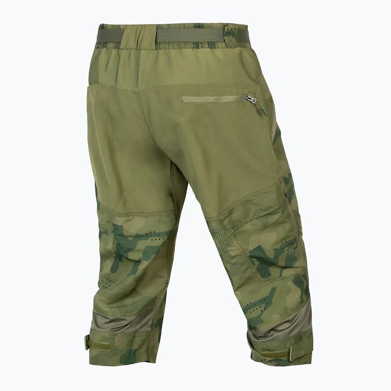 Ανδρικό ποδηλατικό σορτς Endura Hummvee 3/4 olive camo 8