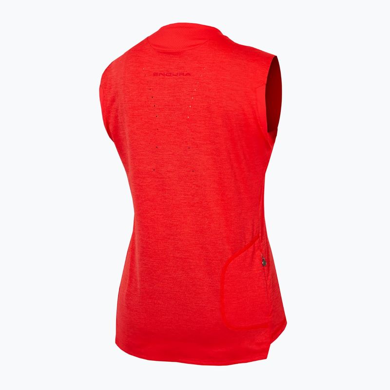 Γυναικεία ποδηλατική μπλούζα Endura Singletrack Tank Top pomegranate 10