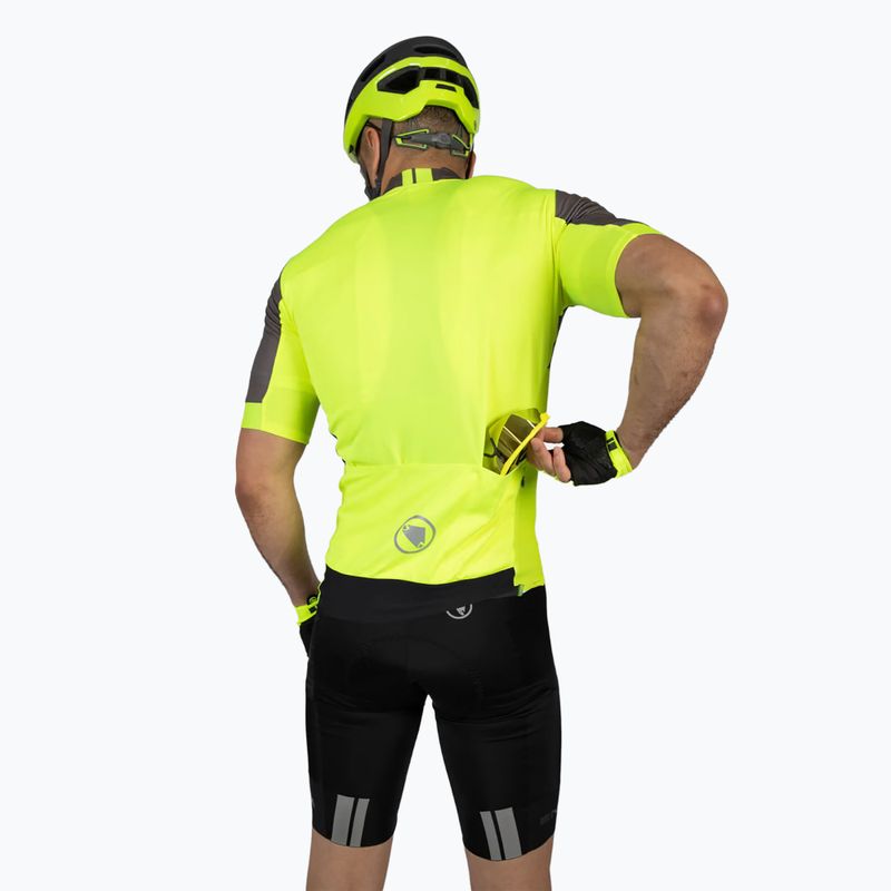 Ανδρική ποδηλατική μπλούζα Endura FS260 Print S/S hi-viz yellow 4