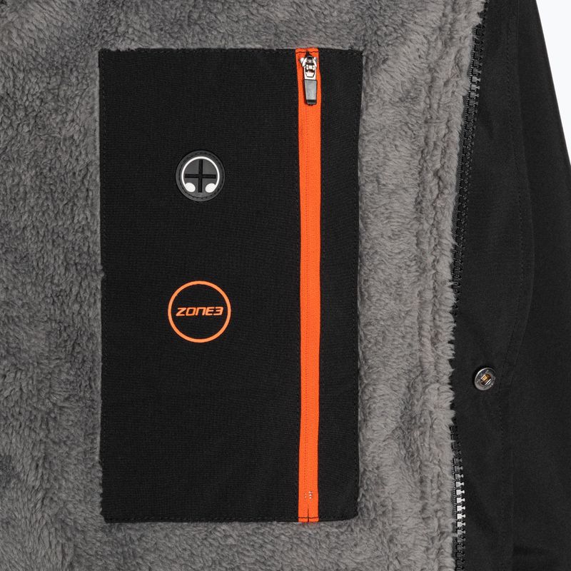 Παλτό ZONE3 Thermo Tech Changing Fleece Parka black/orange 8