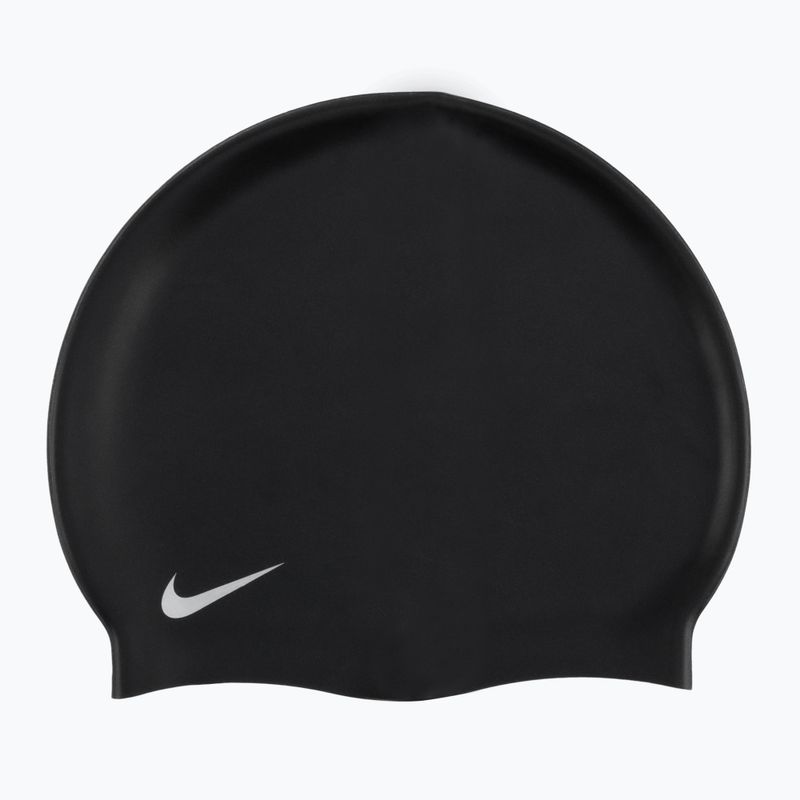 Nike Solid Silicone παιδικό σκουφάκι κολύμβησης μαύρο TESS0106-001