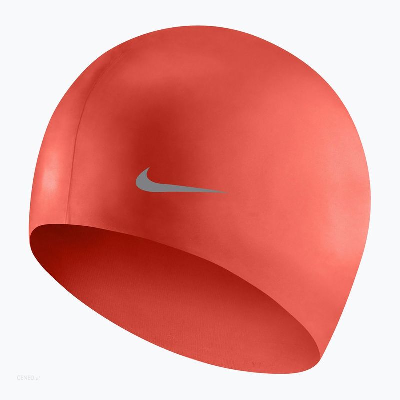 Nike Solid Silicone παιδικό σκουφάκι κολύμβησης πορτοκαλί TESS0106-618 2