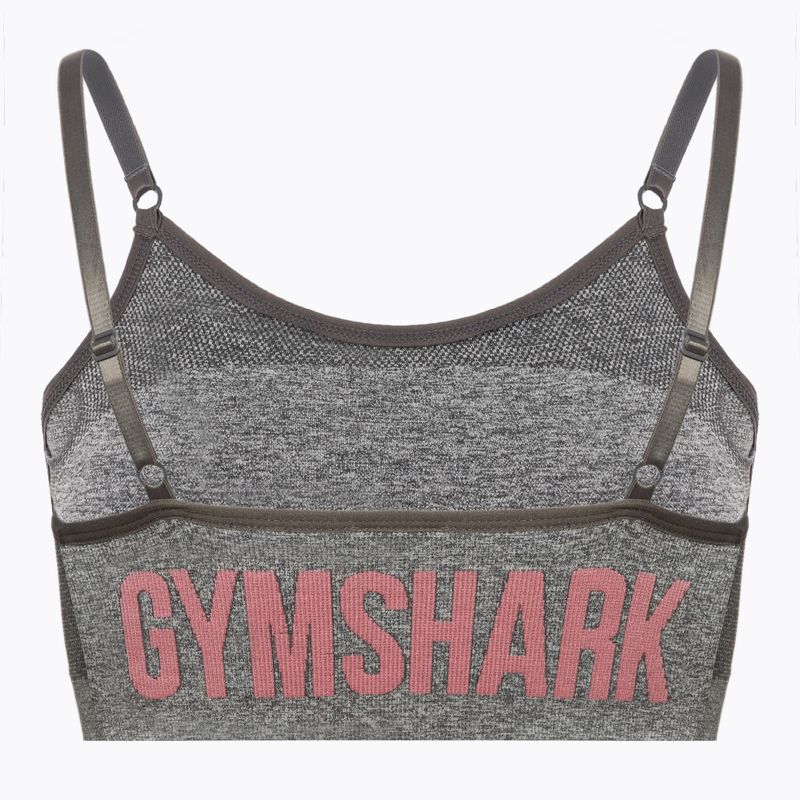 Gymshark Flex Strappy αθλητικό σουτιέν προπόνησης marl / ροζ 2