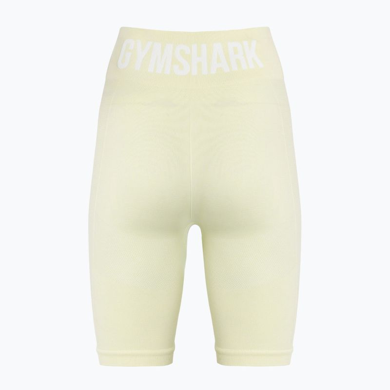 Γυναικείο προπονητικό σορτς Gymshark Flex Ποδηλασία πράσινο / μαργαριτάρι 2