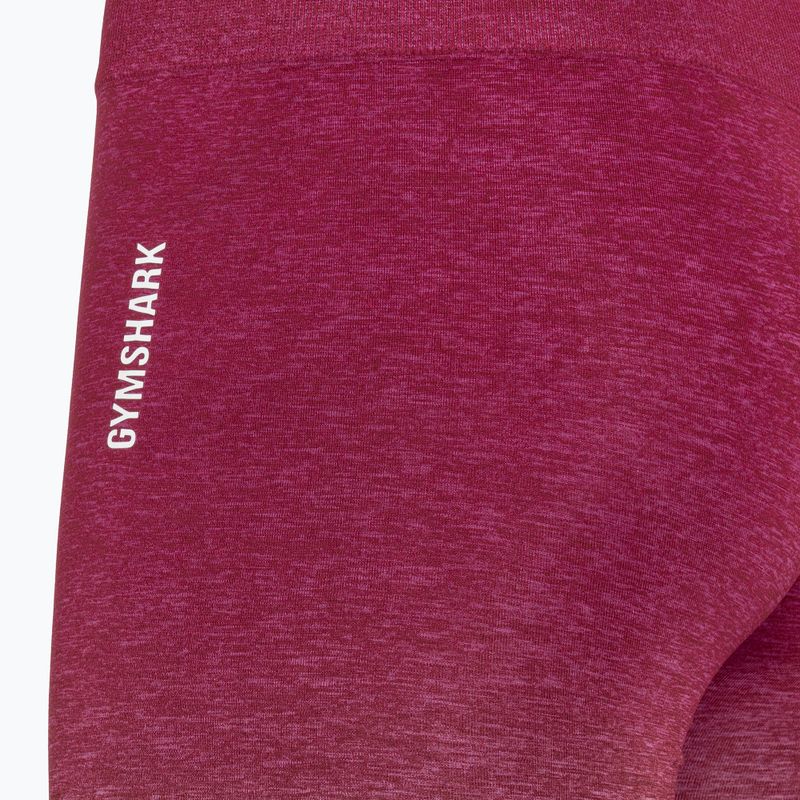 Γυναικείο προπονητικό σορτς Gymshark Adapt Ombre Seamless κόκκινο / μαργαριτάρι 4