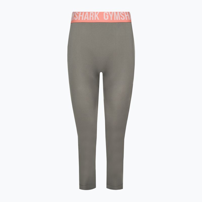 Γυναικείο κολάν προπόνησης Gymshark Fit Cropped smokey grey 5