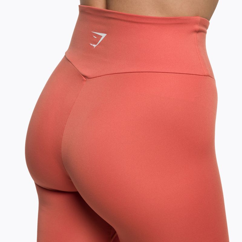 Γυναικείο κολάν προπόνησης Gymshark 7/8 earth orange 4