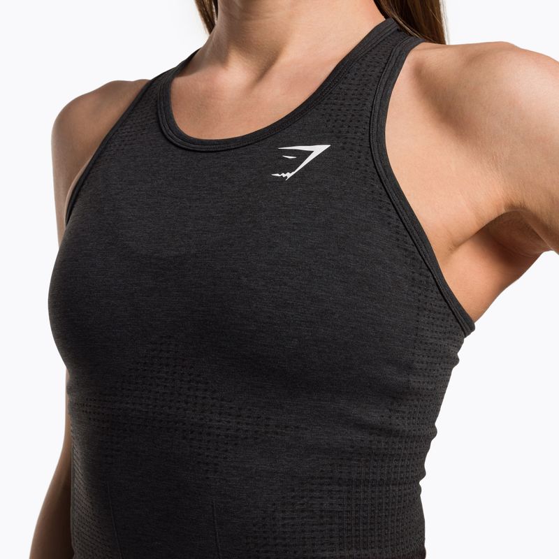 Γυναικεία προπονητική μπλούζα Gymshark Vital Seamless Tank dark/grey 4