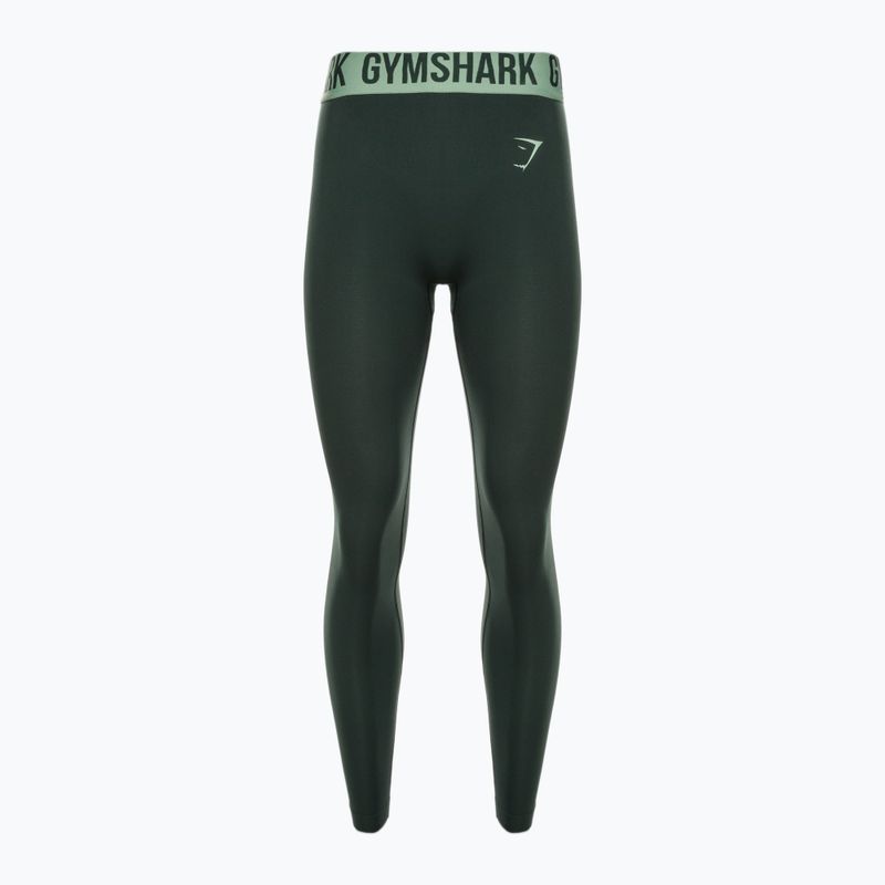 Γυναικείο κολάν προπόνησης Gymshark Fit obsidian green 5