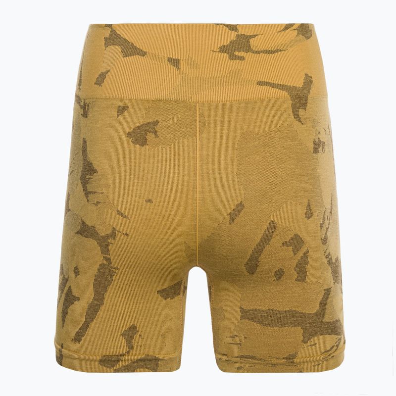 Γυναικείο προπονητικό σορτς Gymshark Adapt Camo Savanna Seamless indian yellow 6