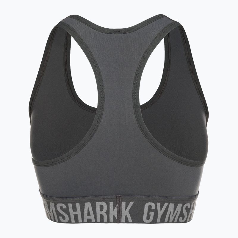 Gymshark Fit Sports γκρι σουτιέν γυμναστικής 6