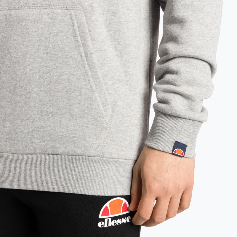 Ellesse ανδρικό φούτερ προπόνησης Dahryl Oh Hoody γκρι μαργούρι 4