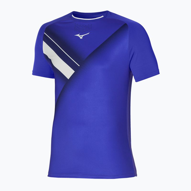 Ανδρικό μπλουζάκι τένις Mizuno Shadow Graphic Tee violet blue