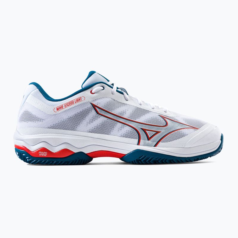 Ανδρικά παπούτσια τένις Mizuno Wave Exceed Light CC λευκό 61GC222030 2