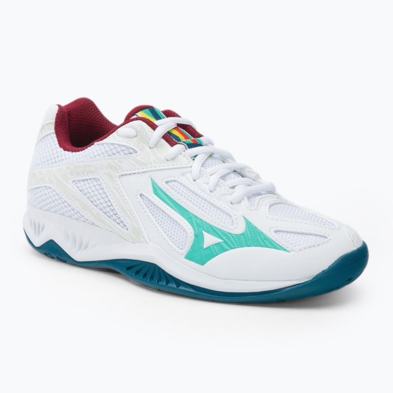 Mizuno Lightning Star Z6 παιδικά παπούτσια βόλεϊ λευκό V1GD210348_34.0/2.0