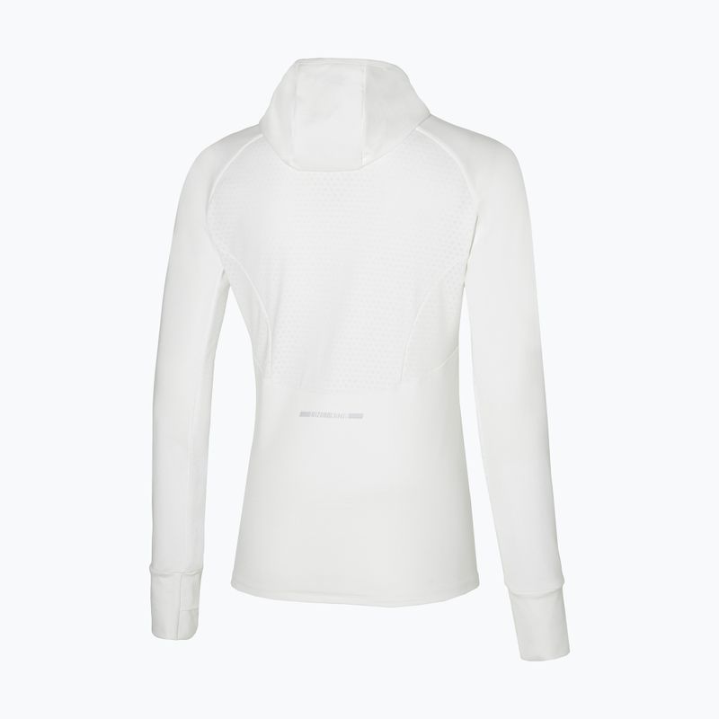 Γυναικείο φούτερ για τρέξιμο Mizuno Warmalite Hooded LS white 2