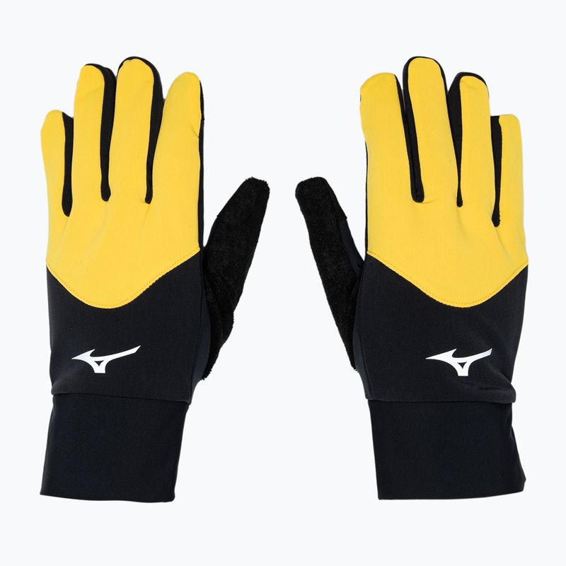 Γάντια τρεξίματος Mizuno Warmalite racing yellow 3