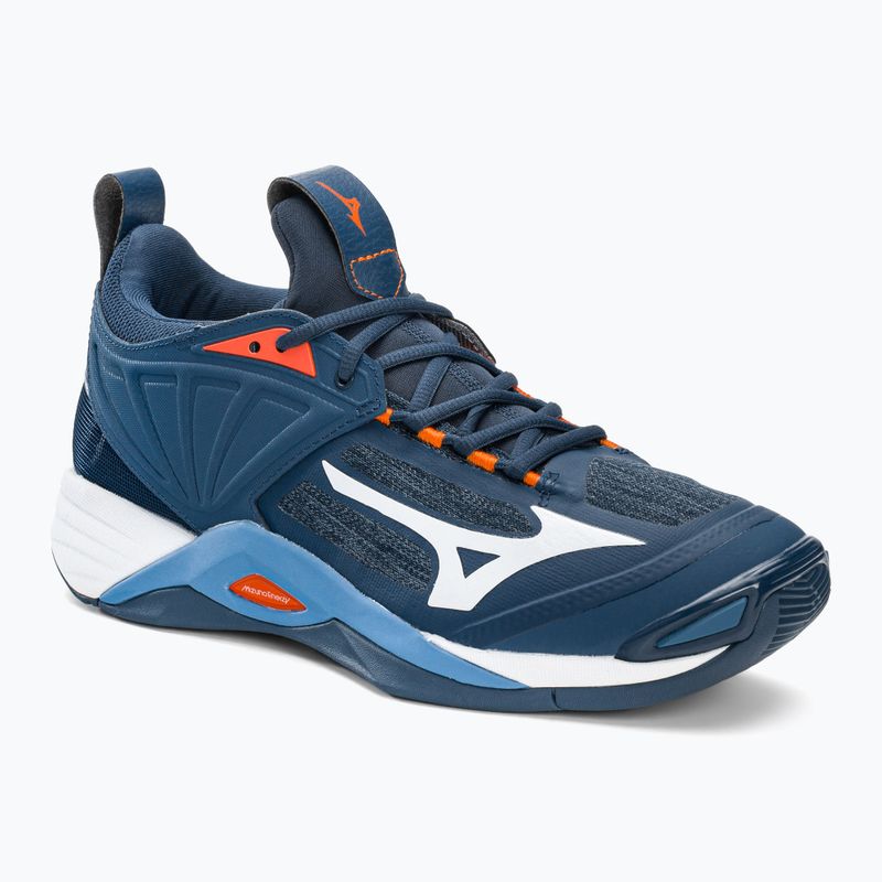 Ανδρικά παπούτσια βόλεϊ Mizuno Wave Momentum 2 navy blue V1GA211212