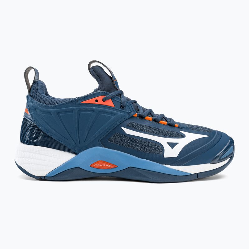 Ανδρικά παπούτσια βόλεϊ Mizuno Wave Momentum 2 navy blue V1GA211212 2