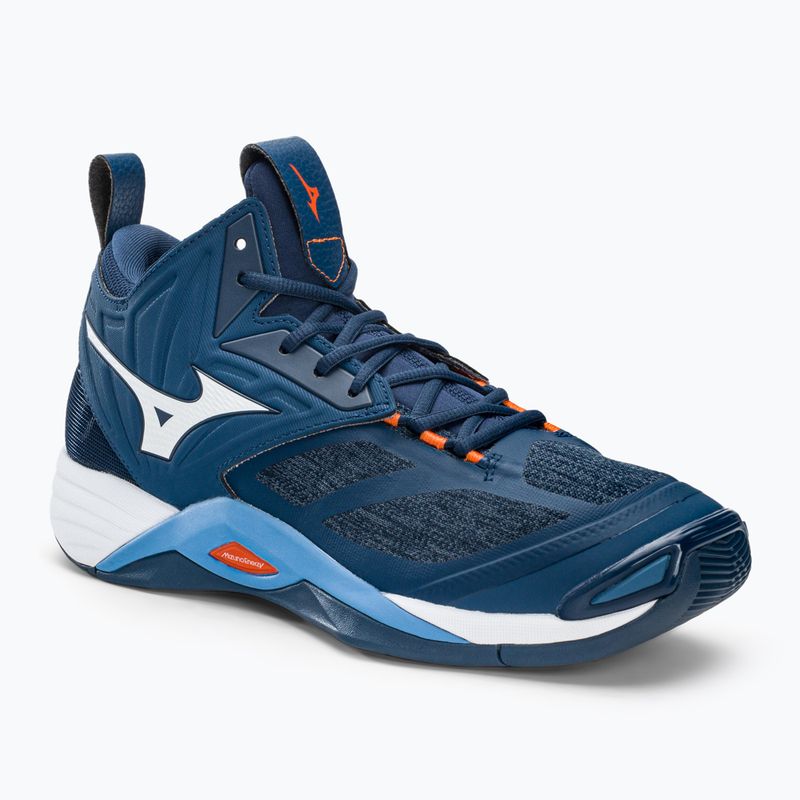 Ανδρικά παπούτσια βόλεϊ Mizuno Wave Momentum 2 Mid navy blue V1GA211721