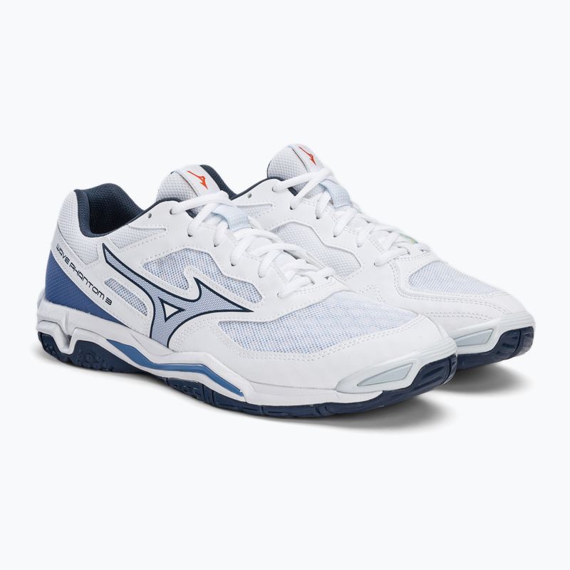 Ανδρικά παπούτσια χάντμπολ Mizuno Wave Phantom 3 λευκό X1GA226022 4