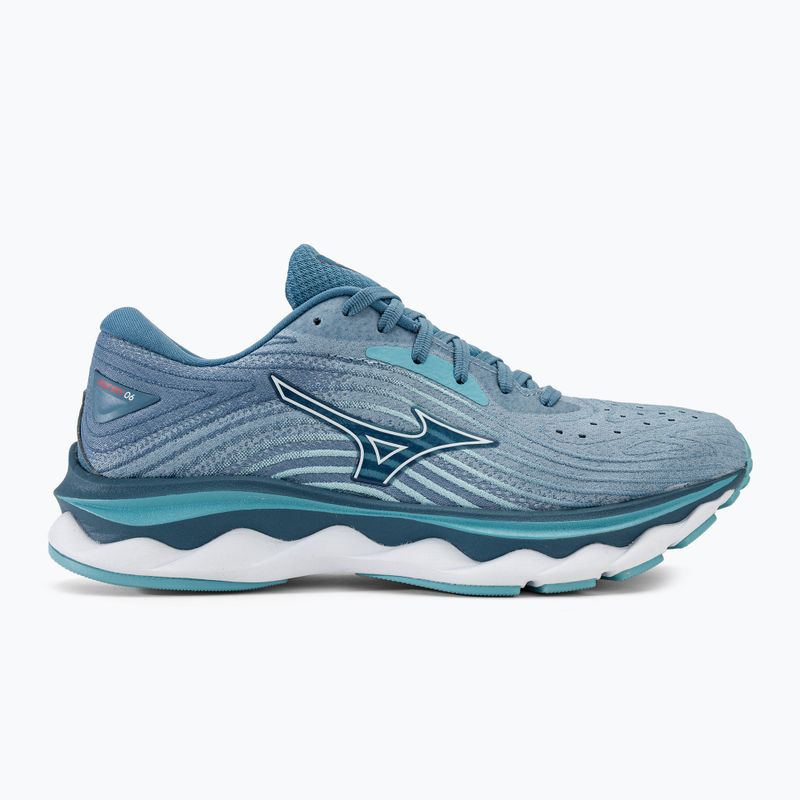 Γυναικεία παπούτσια τρεξίματος Mizuno Wave Sky 6 blue shadow/white/milky blue 2