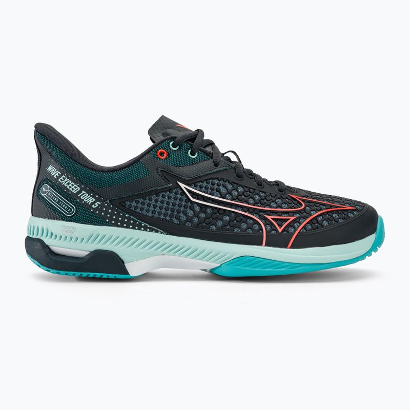 Ανδρικά παπούτσια τένις Mizuno Wave Exceed Tour 5 AC collegiate blue/soleil/tanager turquoise 2