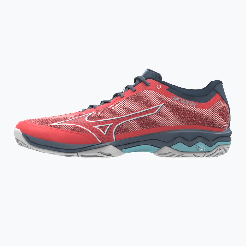 Γυναικεία παπούτσια τένις Mizuno Wave Exceed Light CC Fierry Coral 2/White/China Blue 61GC222158 10