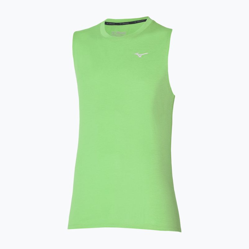 Ανδρικό Tank top για τρέξιμο Mizuno Impulse Core light green