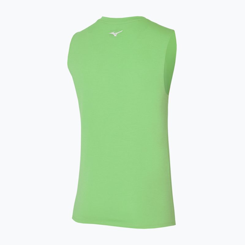 Ανδρικό Tank top για τρέξιμο Mizuno Impulse Core light green 2