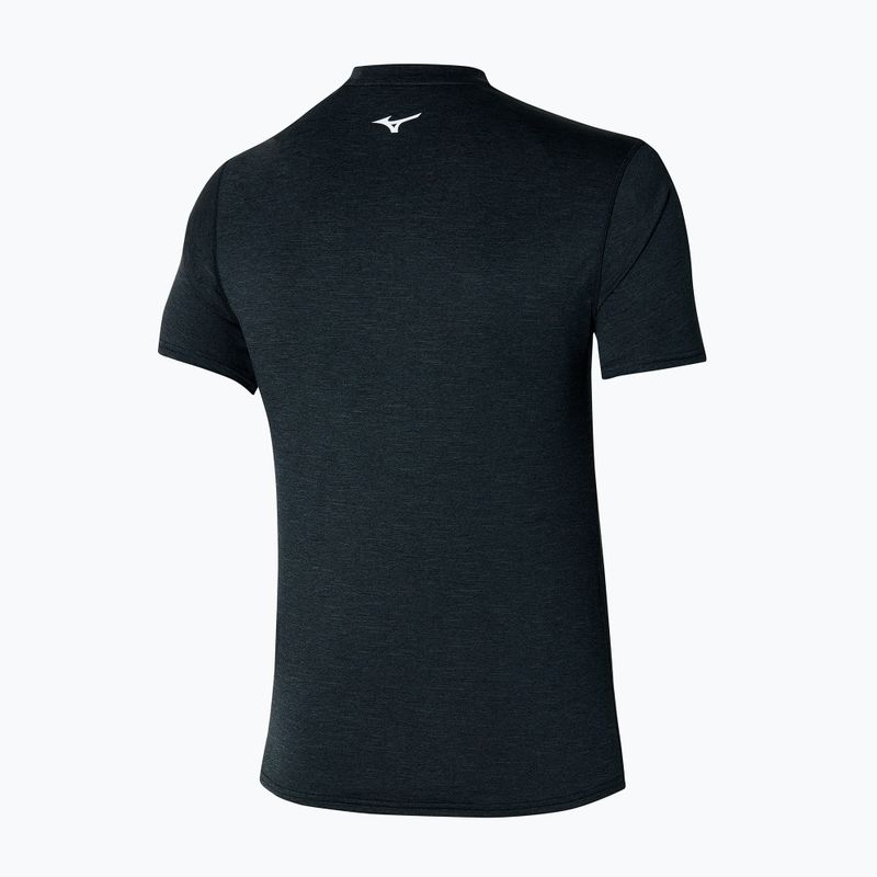 Ανδρική μπλούζα για τρέξιμο Mizuno Core Tee black 2