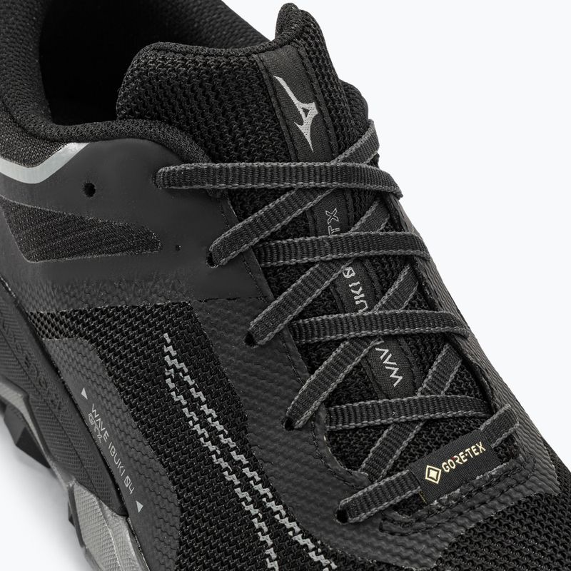 Ανδρικά αθλητικά παπούτσια τρεξίματος Mizuno Wave Ibuki 4 GTX μαύρο/μεταλλικό γκρι/σκιά 8