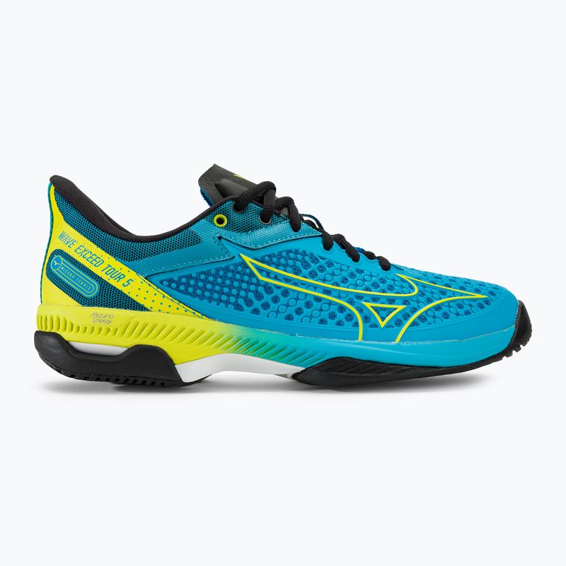 Ανδρικά παπούτσια τένις Mizuno Wave Exceed Tour 5 AC jest blue/bolt2 neon/black 2