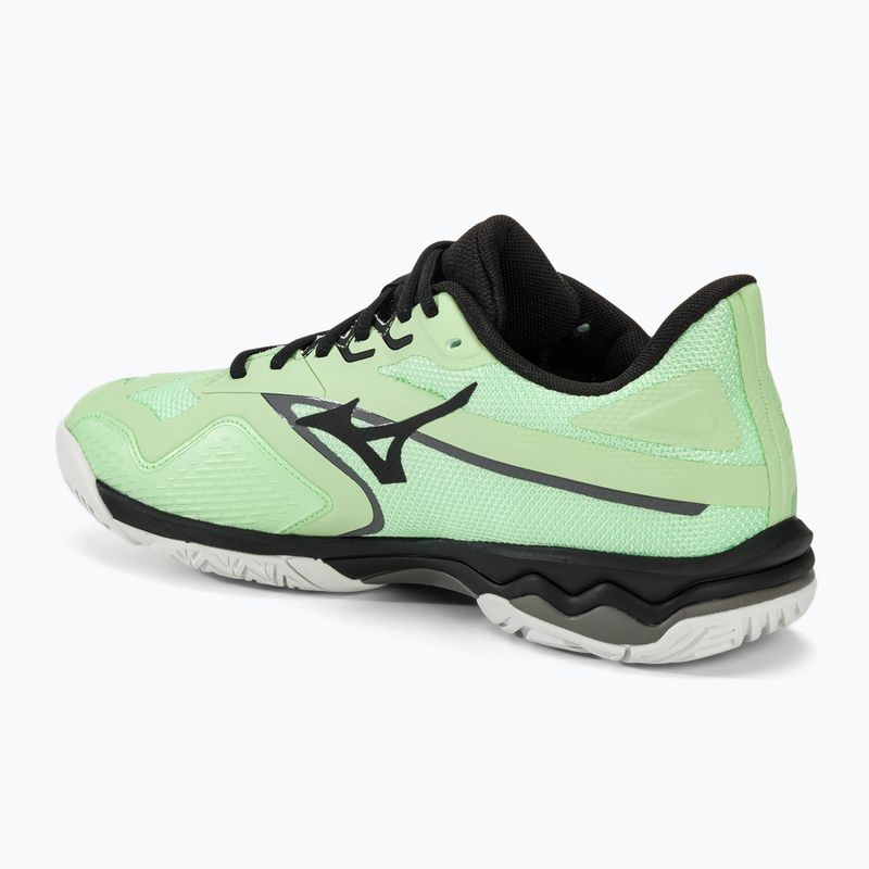 Ανδρικά παπούτσια τένις Mizuno Wave Exceed Light 2 AC patina πράσινο/μαύρο/λευκό 3