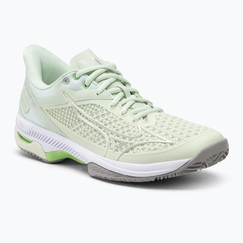 Γυναικεία παπούτσια τένις Mizuno Wave Exceed Tour 5 CC ambroshia / ασημί / techno green