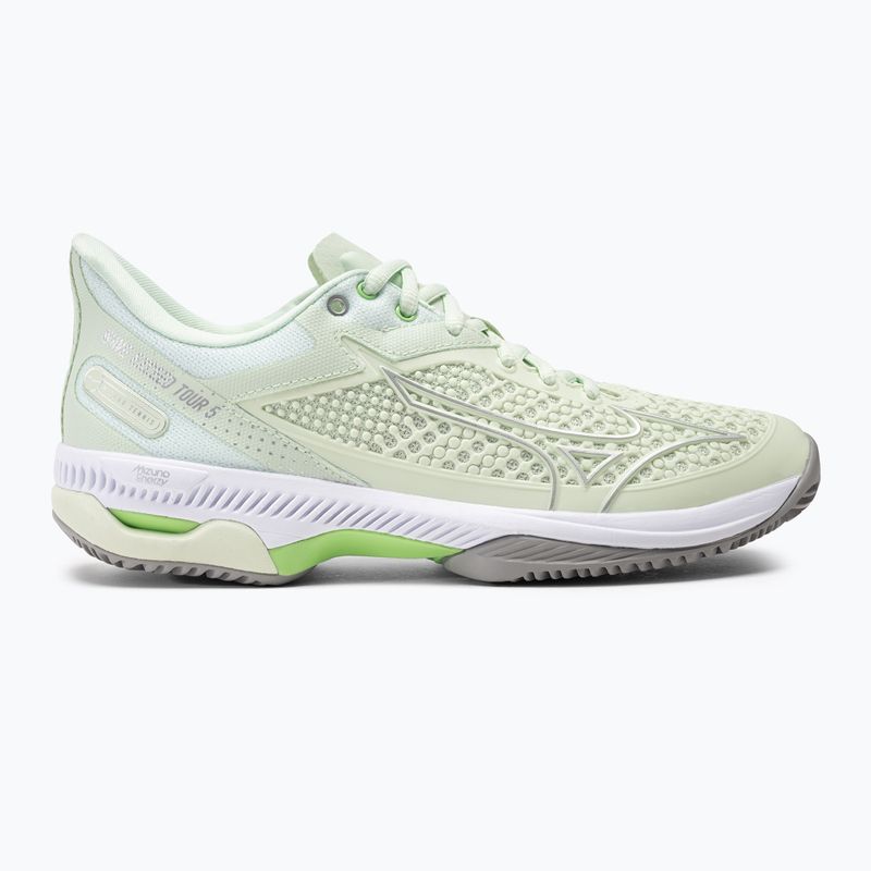 Γυναικεία παπούτσια τένις Mizuno Wave Exceed Tour 5 CC ambroshia / ασημί / techno green 2