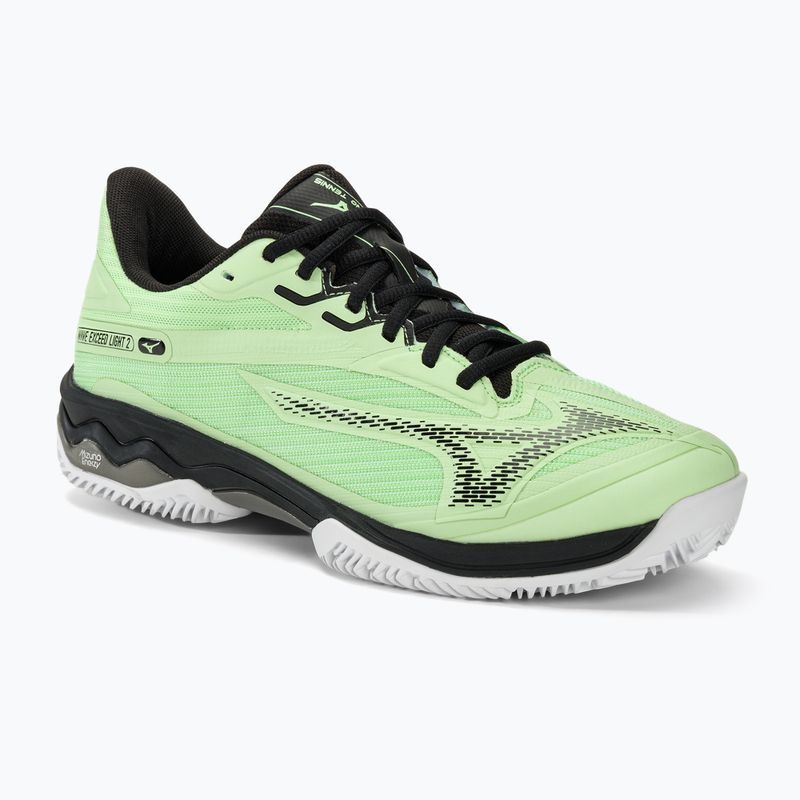 Ανδρικά παπούτσια τένις Mizuno Wave Exceed Light 2 CC patina πράσινο/μαύρο/λευκό