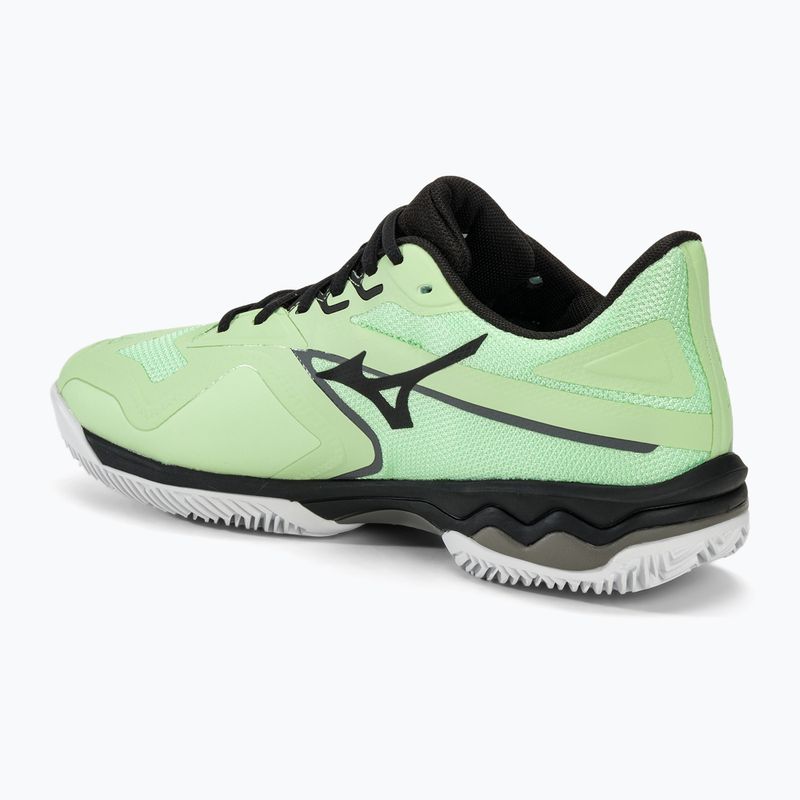 Ανδρικά παπούτσια τένις Mizuno Wave Exceed Light 2 CC patina πράσινο/μαύρο/λευκό 3